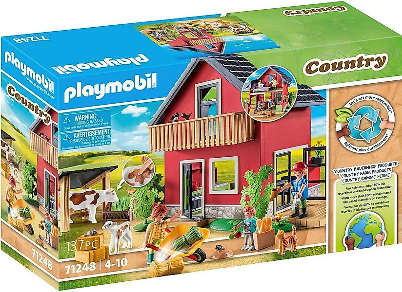 Playmobil® Bauernhaus (71248), Country Konstruktions-Spielset, teilweise au günstig online kaufen