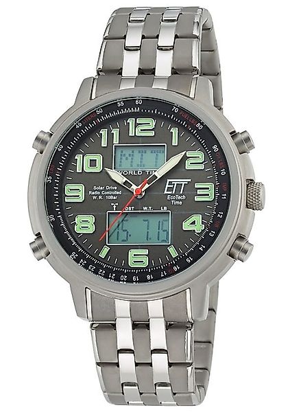 ETT Funkchronograph Hunter World Timer EGS-11302-22M, Armbanduhr, Herrenuhr günstig online kaufen