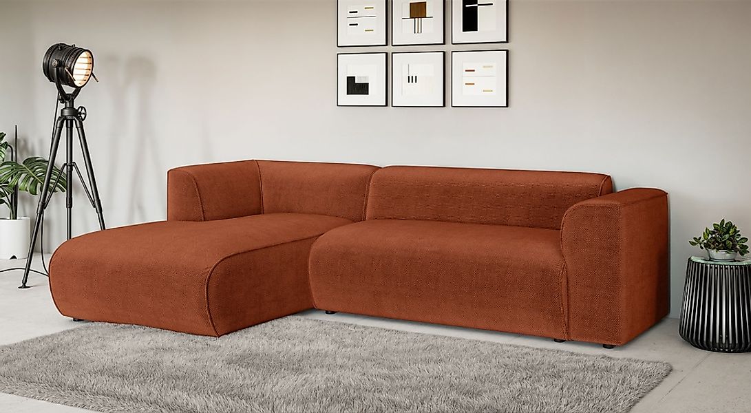Home affaire Ecksofa "MERID L-Form (257 cm), zeitlos & stilvolles Design," günstig online kaufen