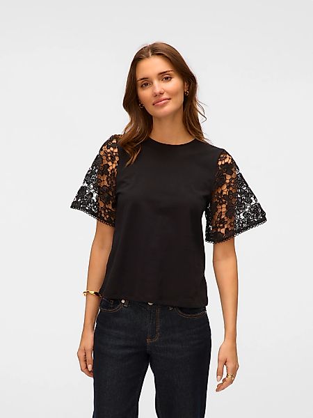 Vero Moda Kurzarmshirt "VMPANNA 2/4 TOP JRS" günstig online kaufen