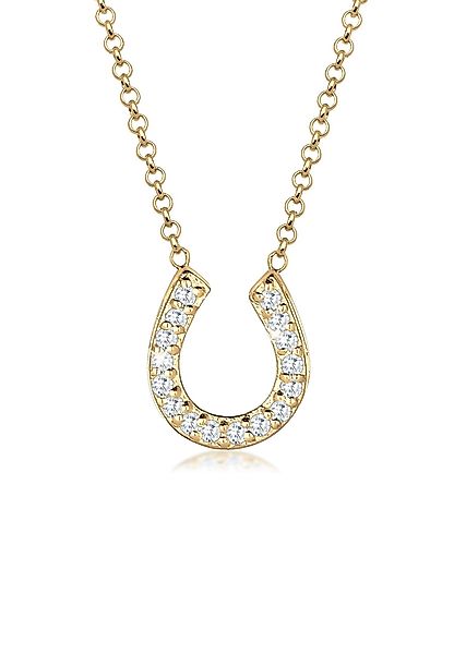 Elli Kette mit Anhänger Hufeisen Glück günstig online kaufen