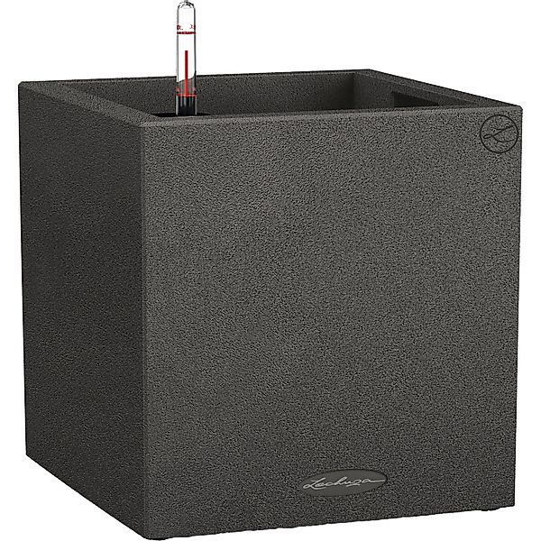Lechuza® Pflanzgefäß Canto Stone,ow 40 Graphitschwarz 40 cm x 40 cm günstig online kaufen