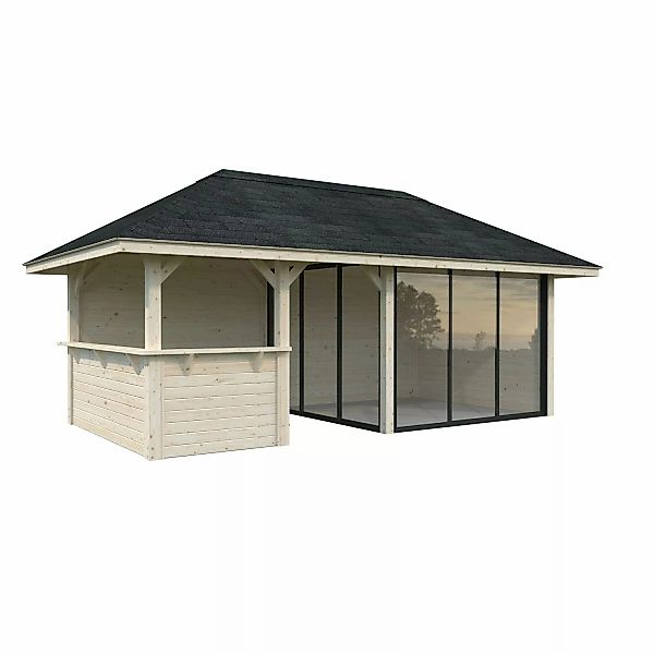 Palmako Pavillon Bianca Set207 Slide Transparent 588 cm x 300 cm FSC® günstig online kaufen