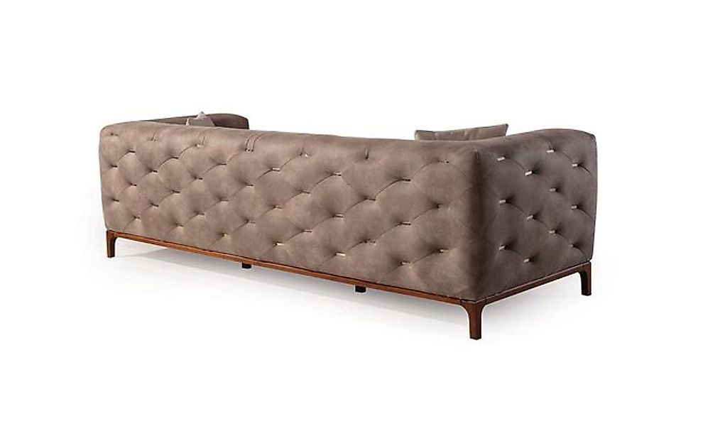 Xlmoebel Sofa Neues Designer-Möbel: Polster-Sofa für das Wohnzimmer in Taup günstig online kaufen