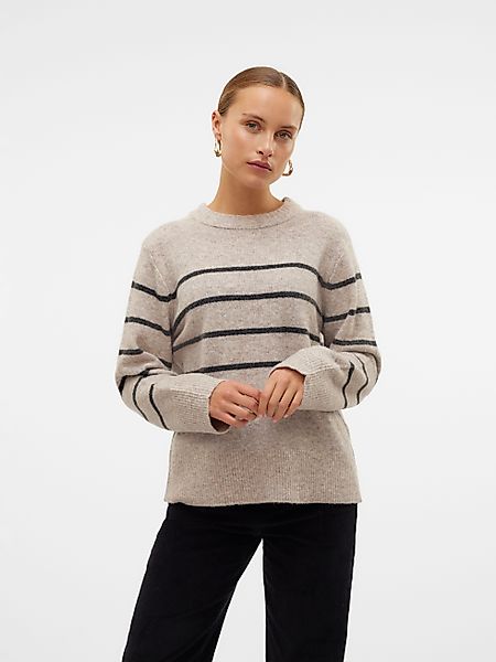 Vero Moda Strickpullover VMFLAWLESS LS O-NECK günstig online kaufen