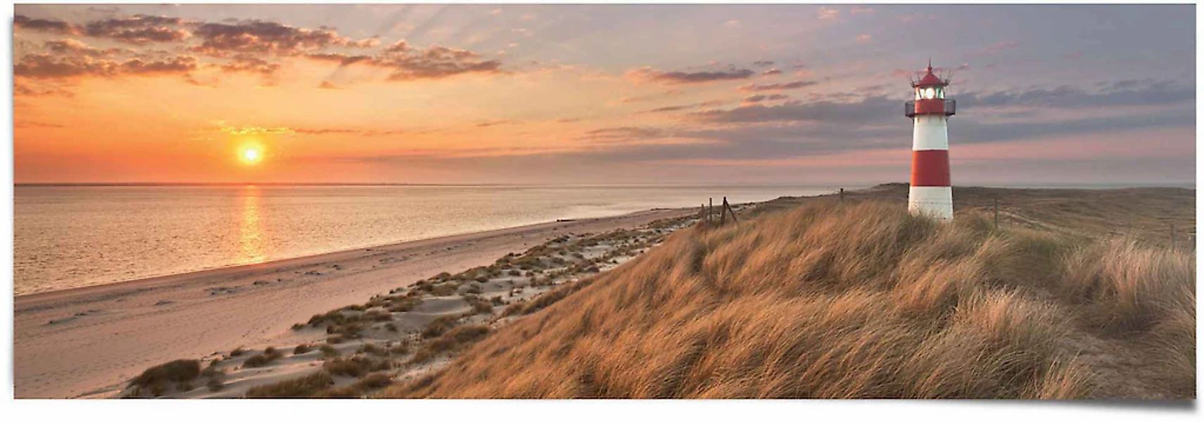Reinders Poster "Leuchtturm Sonnenuntergang", (1 St.) günstig online kaufen