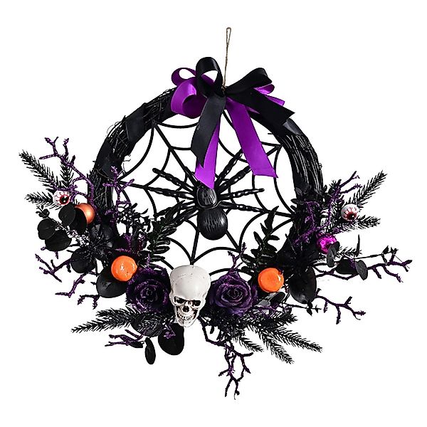 CLTYQ Dekoobjekt Halloween Kranz, Halloween Künstliche, günstig online kaufen