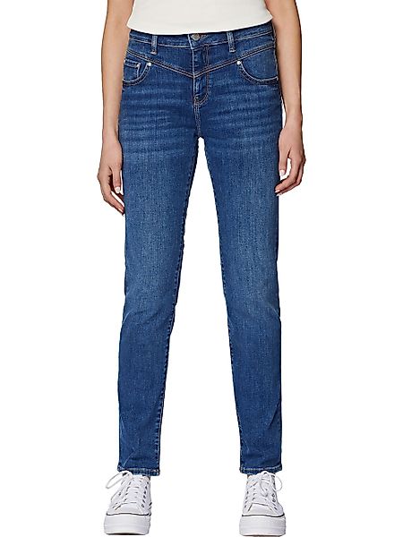 Mavi Damen Jeans Sophie - Skinny Fit - Blau - Mid Shaded Blue Str günstig online kaufen