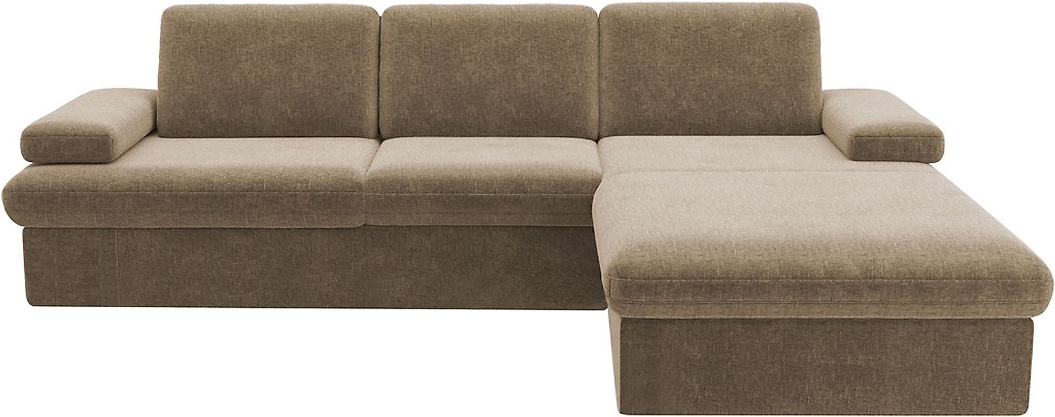 sit&more Ecksofa »Moreno L-Form, B: 247 cm« mit Armteilverstellung, optiona günstig online kaufen