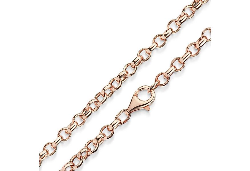 Materia Gliederkette Damen Erbskette Rosegold K60, Echtsilber 925, roseverg günstig online kaufen