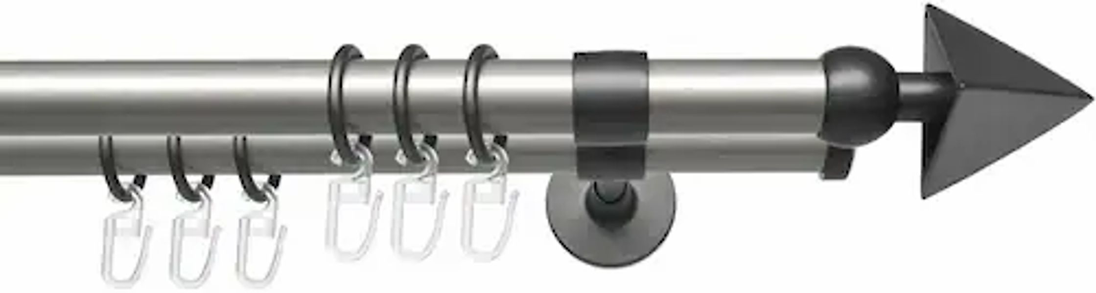 Liedeco Gardinenstange »Lan Spear« Ø 20 mm 2 läufig-läufig Fixmaß 2-läufig günstig online kaufen
