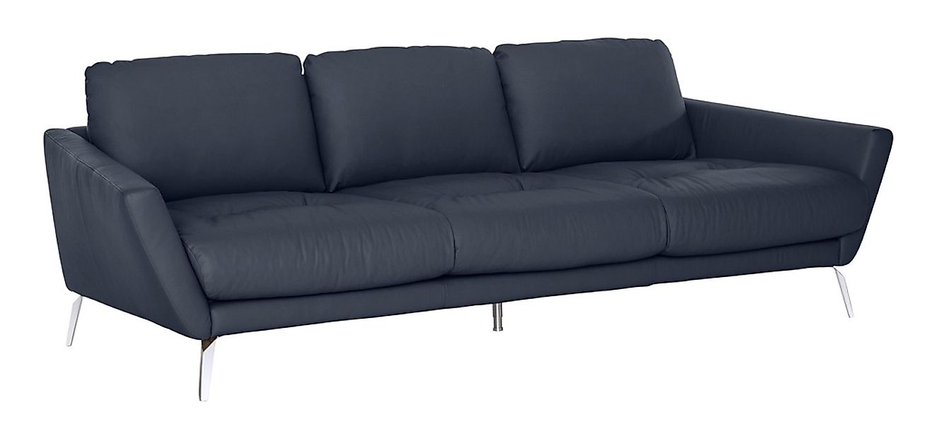 W.SCHILLIG Big-Sofa »softy«, mit dekorativer Heftung im Sitz, Füße Chrom gl günstig online kaufen