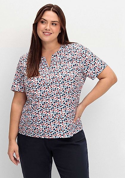Sieh an! Klassische Bluse Kurzarm-Bluse Kurzarm günstig online kaufen