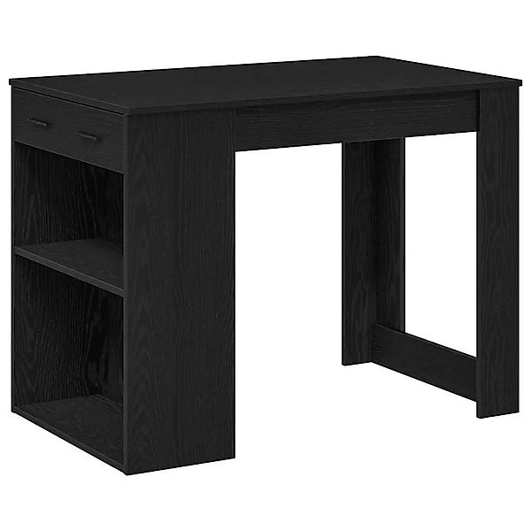 vidaXL Schreibtisch mit Schubladen und Ablage Schwarz Eichen-Optik 858687 günstig online kaufen