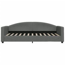 vidaXL Bett Tagesbett Dunkelgrau 90x200 cm günstig online kaufen