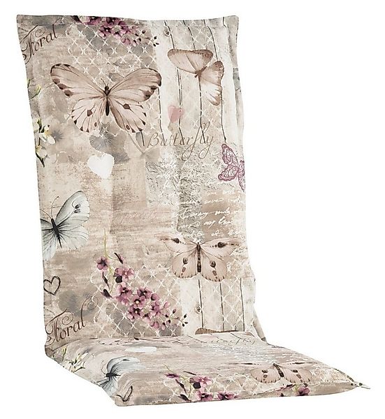 GO-DE Hochlehnerauflage Gartenstuhlauflage für Hochlehnerstühle, (1 St), Ga günstig online kaufen