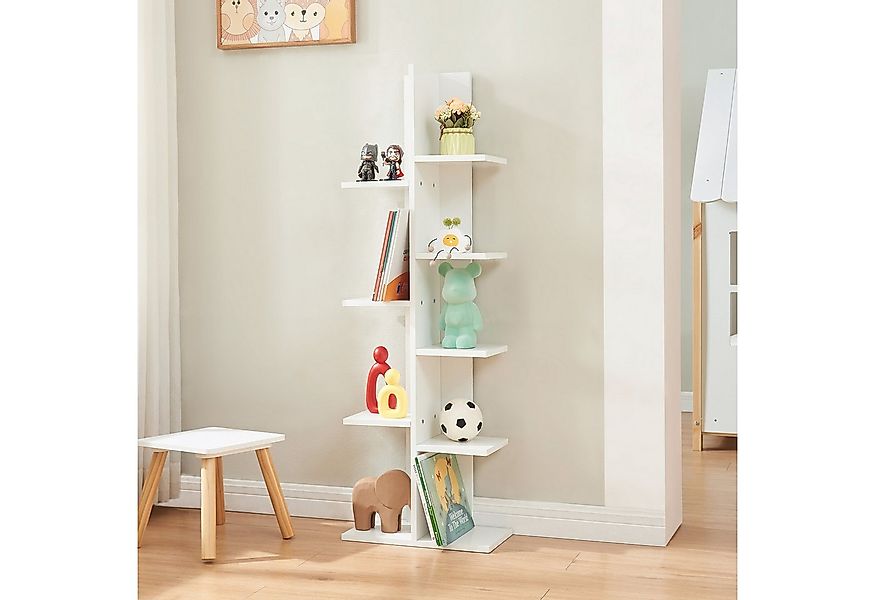 en.casa Standregal, »Rødekro« Regal mit 9 Ebenen 122x40x20cm Weiß günstig online kaufen