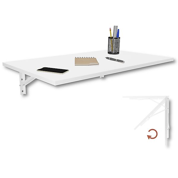 KDR Produktgestaltung Klapptisch 80x50 Wandklapptisch Esstisch günstig online kaufen