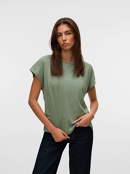 Vero Moda Kurzarmshirt VMEMMY SS LACE günstig online kaufen