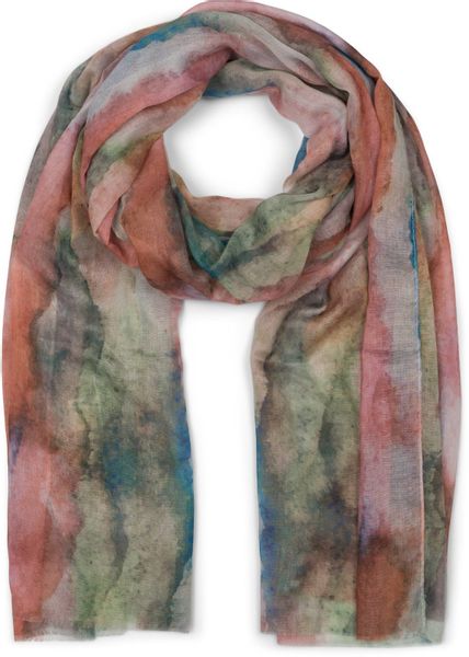styleBREAKER Modeschal Schal Aquarell Farbverlauf, (1-St) günstig online kaufen