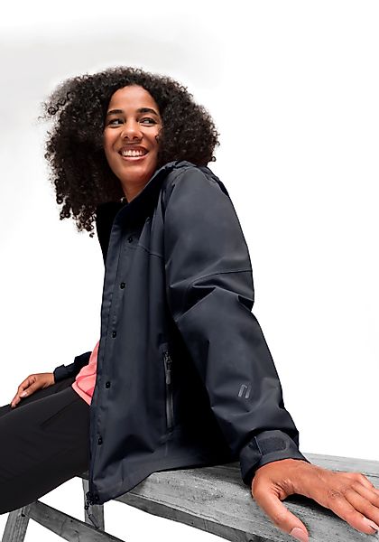 Maier Sports Outdoorjacke "Metor rec W", Damen Regenjacke wasserdicht mit K günstig online kaufen