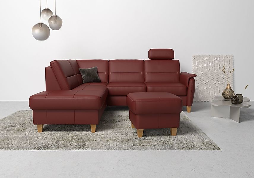 Home affaire Ecksofa Palmera L-Form, Federkern, günstig online kaufen