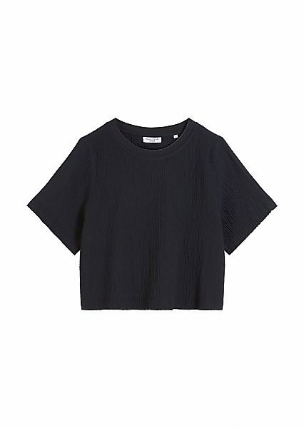 Marc OPolo DENIM Blusenshirt, relaxed fit, mit markanter Struktur, cropped günstig online kaufen