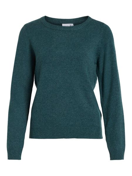 Vila Rundhalspullover "VIRIL O-NECK L/S KNIT TOP - NOOS" günstig online kaufen