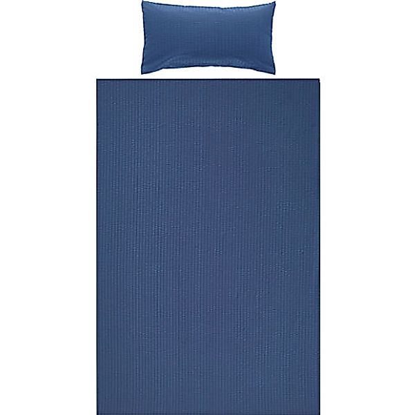 Erwin Müller Bettwäsche Bettwäsche "Rosenheim", Seersucker, Uni günstig online kaufen