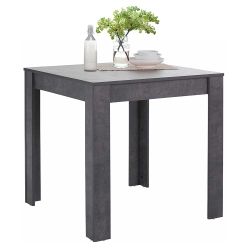 Küchentisch in Beton Grau Vierfußgestell günstig online kaufen
