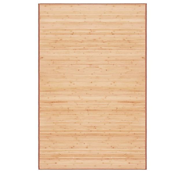 furnicato Teppich Bambus 100x160 cm Braun, 100 x 160 cm günstig online kaufen