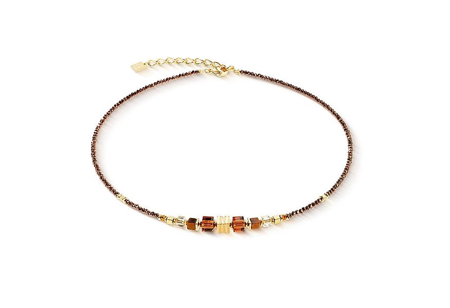 COEUR DE LION Collier Schmuck Edelstahl Halskette Wave Cube Flow Würfelkett günstig online kaufen