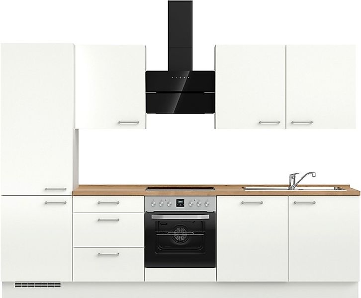 nobilia® Küchenzeile »"Laser II", Ausrichtung wählbar, Breite 300 cm« vormo günstig online kaufen