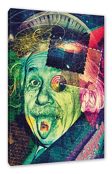 Pixxprint Leinwandbild Einsteins secret, Einsteins secret günstig online kaufen