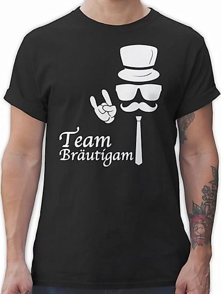 Shirtracer T-Shirt Team Bräutigam Hipster JGA Männer günstig online kaufen