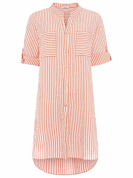 Zwillingsherz Longbluse ""Kida"" One Size, Streifen, Knopfleiste, Brusttasc günstig online kaufen