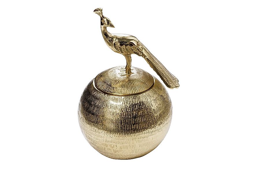 riess-ambiente Aufbewahrungsdose WILDLIFE BIRD 30cm gold antik – Metall-Dek günstig online kaufen