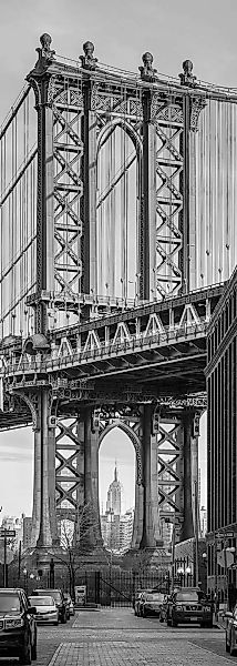 Komar Fototapete »Digitaldruck Vlies - Brooklyn View - Größe 100 x 280 cm«, günstig online kaufen