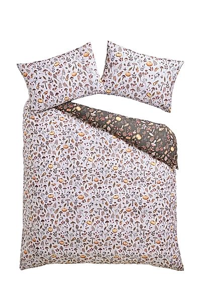 Next Bett-Set Wendbare Bettbgarnitur, herbstliches Kürbismotiv, günstig online kaufen