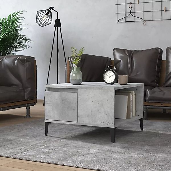 Vidaxl Couchtisch Betongrau 55x55x36,5 Cm Holzwerkstoff günstig online kaufen