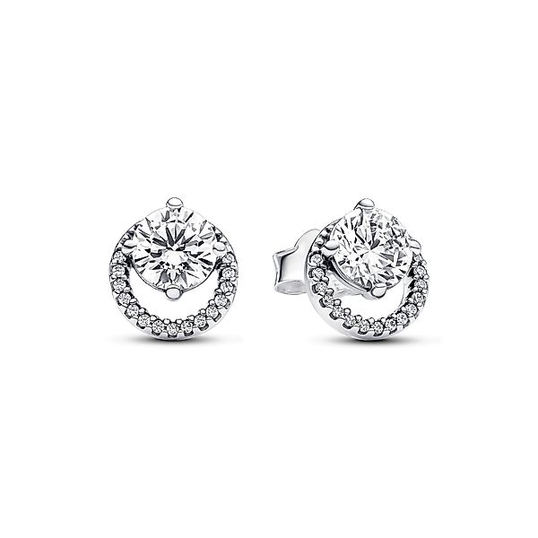 Pandora Ohrring-Set Pandora Ohrstecker Round Halo günstig online kaufen
