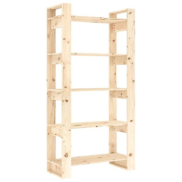 furnicato Bücherregal Bücherregal/Raumteiler 80x35x160 cm Massivholz, günstig online kaufen