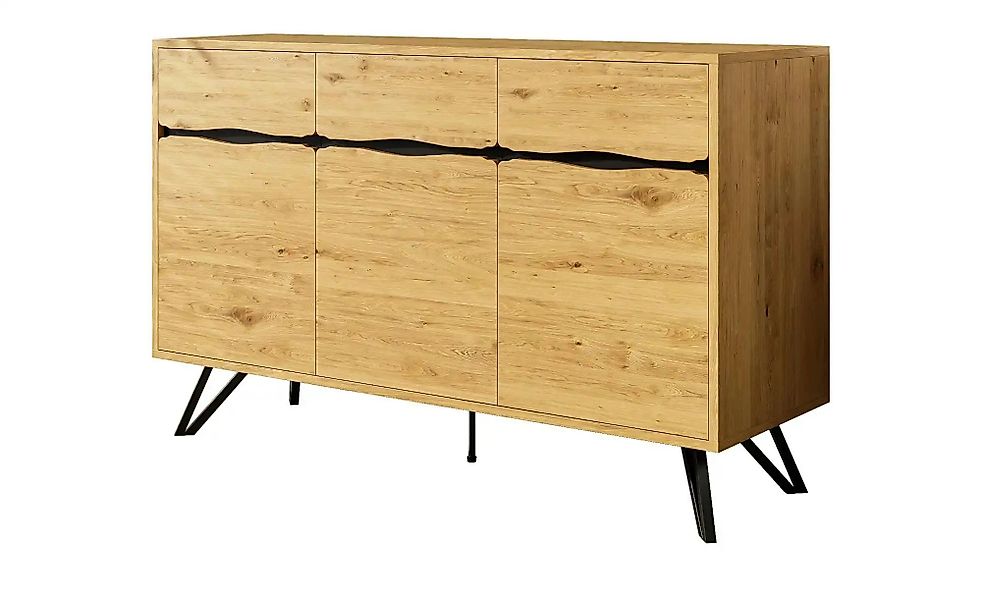 Sideboard   ¦ holzfarben ¦ Maße (cm): B: 140 H: 75,5 Kommoden & Sideboards günstig online kaufen