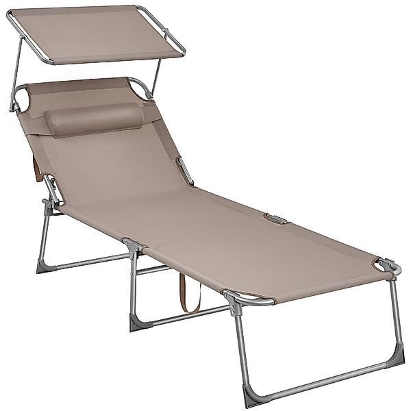 SONGMICS Gartenliege, 1 St., Große Sonnenliege,klappbarer günstig online kaufen