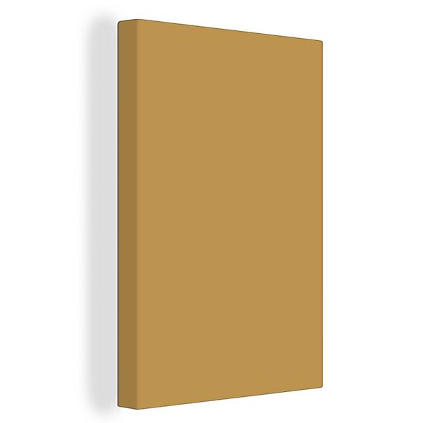 OneMillionCanvasses® Leinwandbild Ockergelb - Farbe - günstig online kaufen