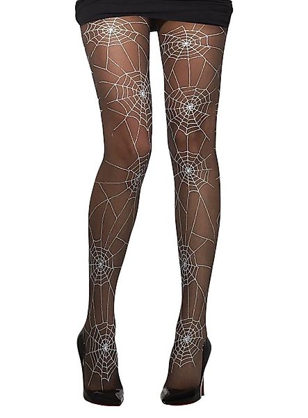 Metamorph Strumpfhose Spinnweben Strumpfhose weiß (1 günstig online kaufen
