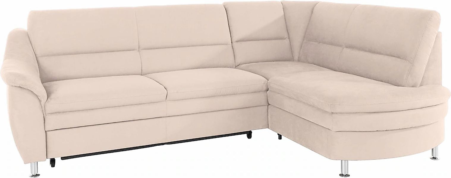 Places of Style Ecksofa »Cardoso L-Form«, Federkern, wahlweise mit Bett, Sc günstig online kaufen
