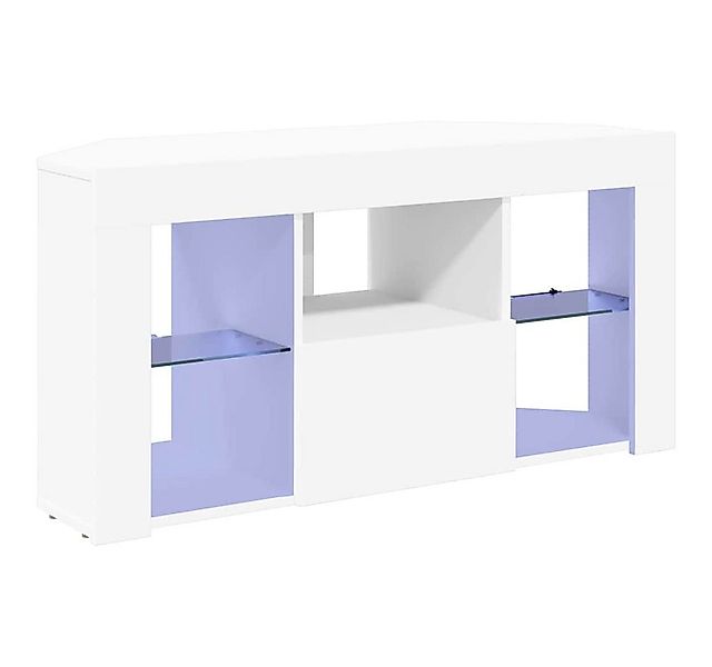 vidaXL TV-Schrank Eck-LED-TV-Schrank Weiß 100 x 40 x 50 cm Holzwerkstoff (1 günstig online kaufen