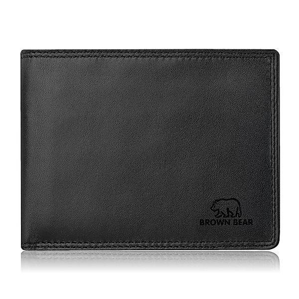 Brown Bear Geldbörse Modell 8005 D klassisches Herren Portemonnaie aus Echt günstig online kaufen