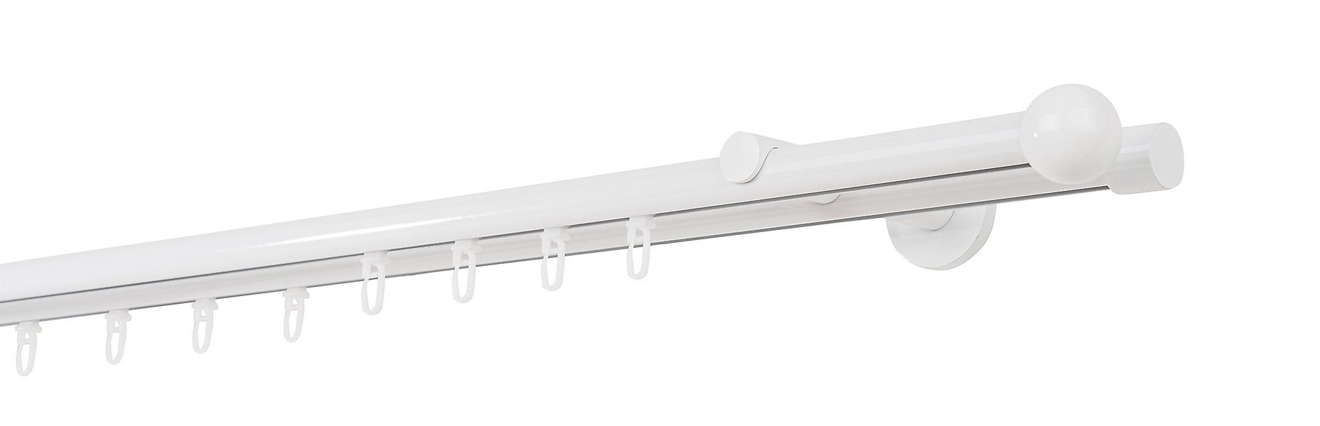 ondeco Gardinenstange Profil Wandabstand 12cm Ball, günstig online kaufen